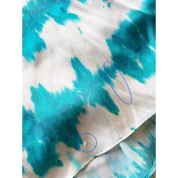 We Are Leone Elke Blue Tye Dye Stripe Short Dress S/M - Picture 2 of 8